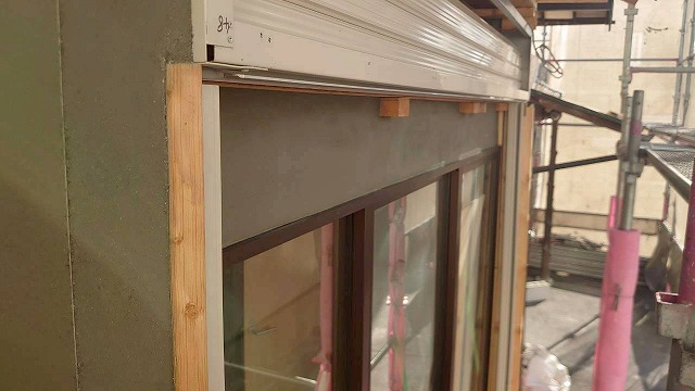 姫路市　左官を終えた外壁